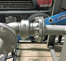 Assembled swivel joint